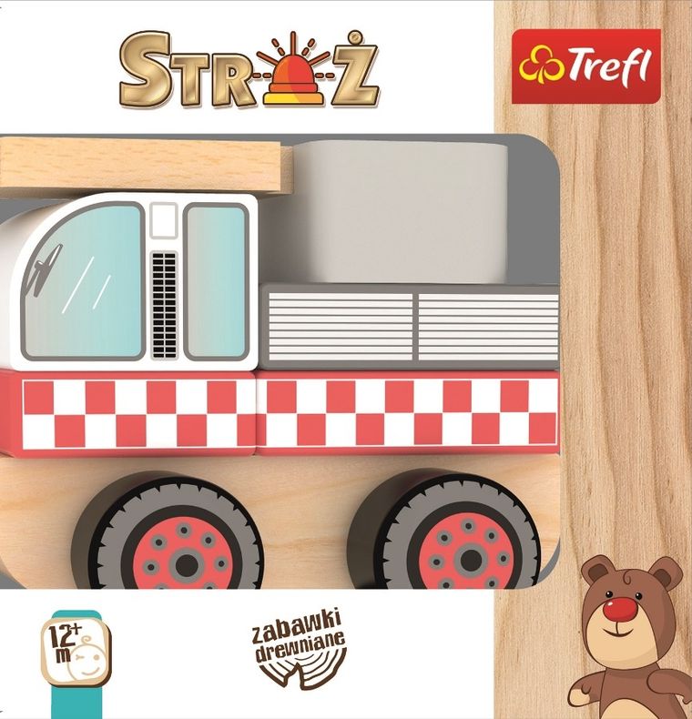 Trefl, Straż, zabawka drewniana