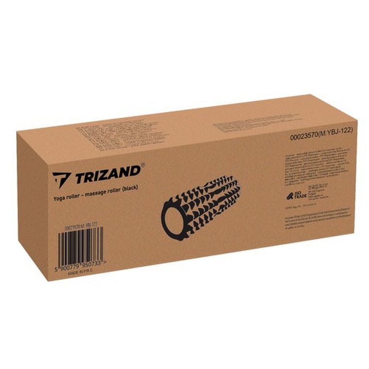 Trizand, roller joga, wałek do masażu, czarny