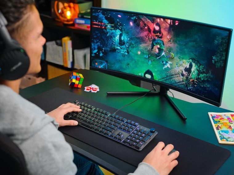 Trust, klawiatura gamingowa, GXT 866 Torix US Wireless