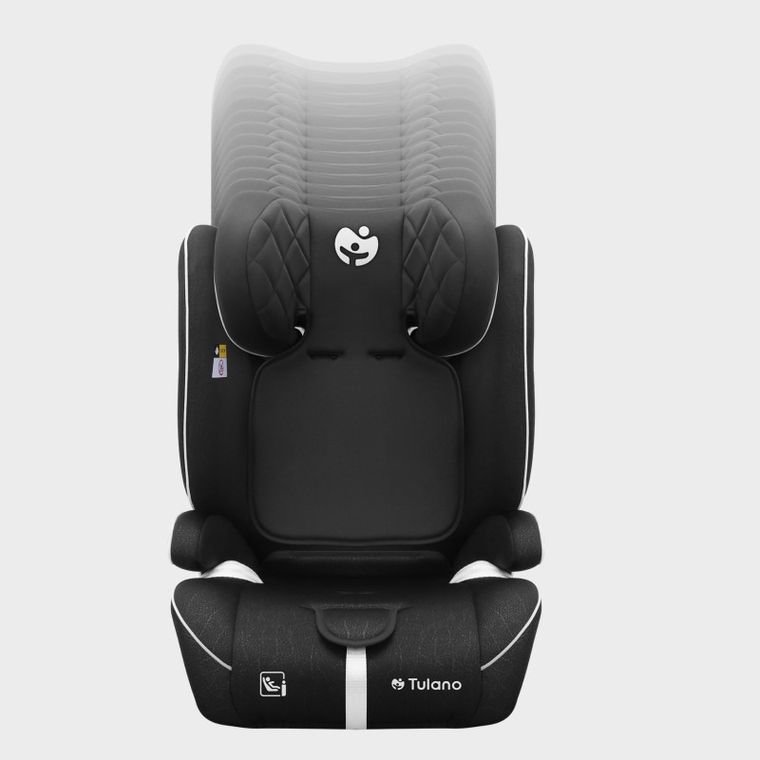 Tulano, Zooma 25, fotelik samochodowy, black, 76-150 cm