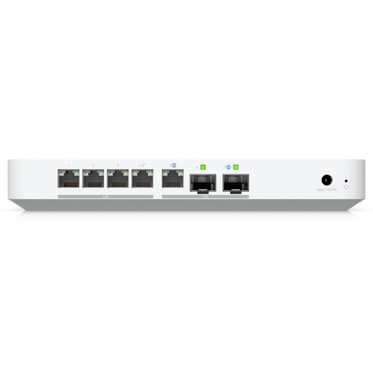 Ubiquiti, UCG-Fiber, kontroler, Switch/Cloud Gateway, 4x 2.5GbE RJ45, 2x SFP+