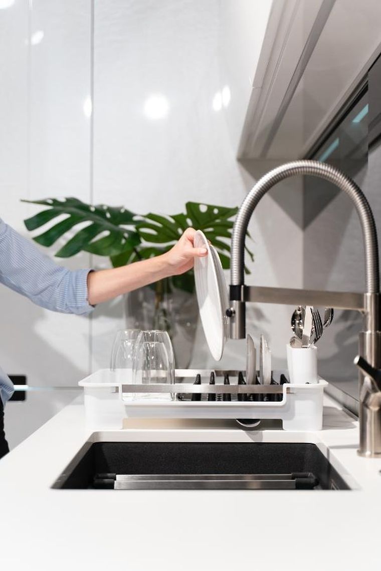 Vialli Design, Soho, ociekacz na naczynia, biały