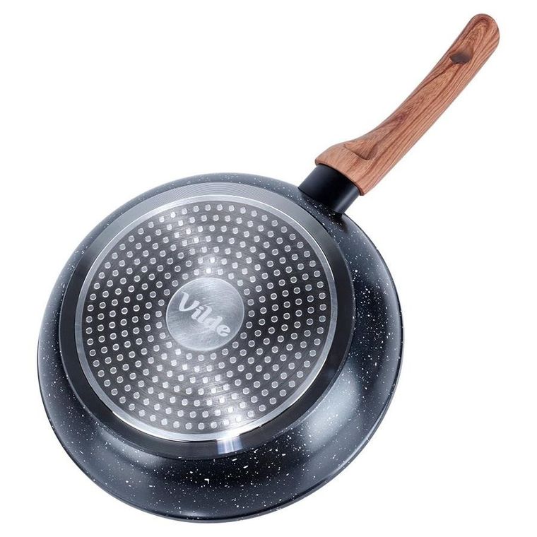 Vilde, Black&Wood, patelnia granitowa, 24 cm