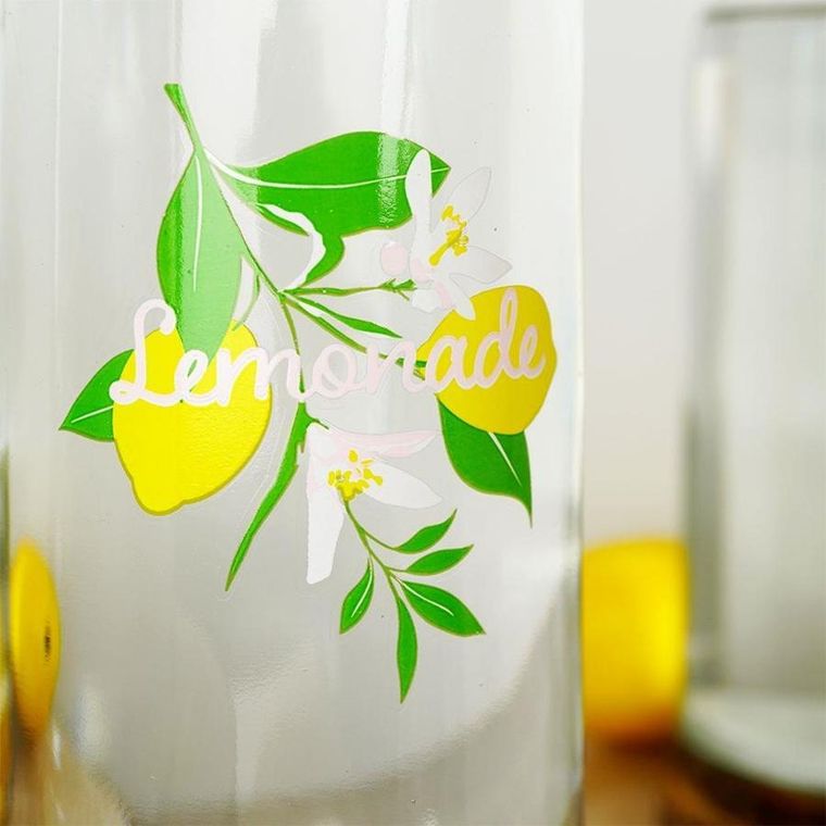 Vilde, butelka szklana na lemoniadę, z korkiem, 1 l