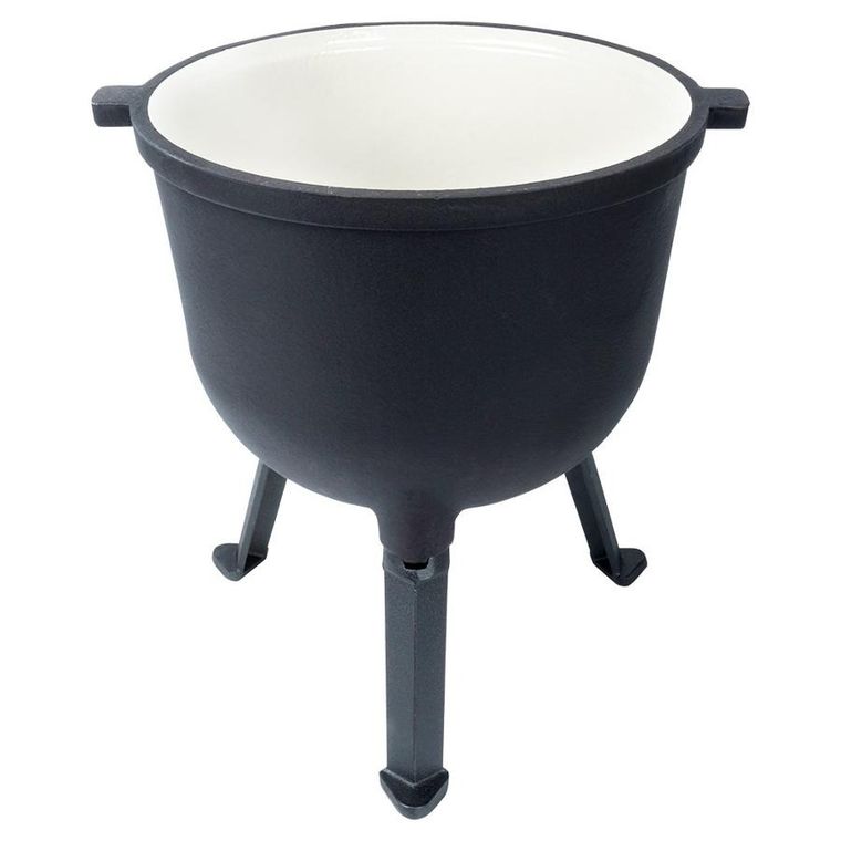 Vilde, Cast Line, kociołek żeliwny emaliowany na nóżkach z pokrywką, 10l