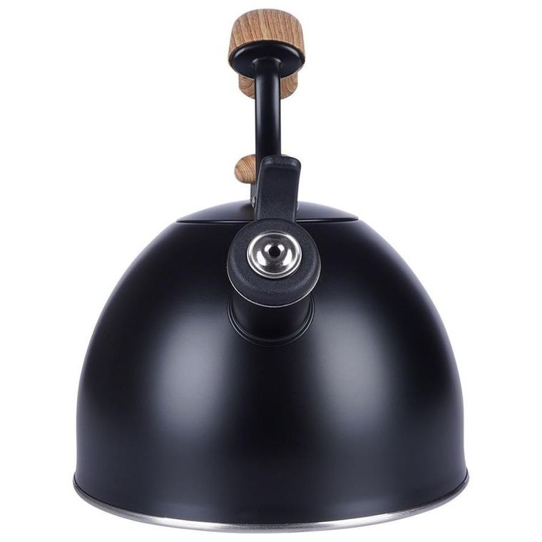 Vilde, czajnik z gwizdkiem, stalowy, czarny, 2.5l