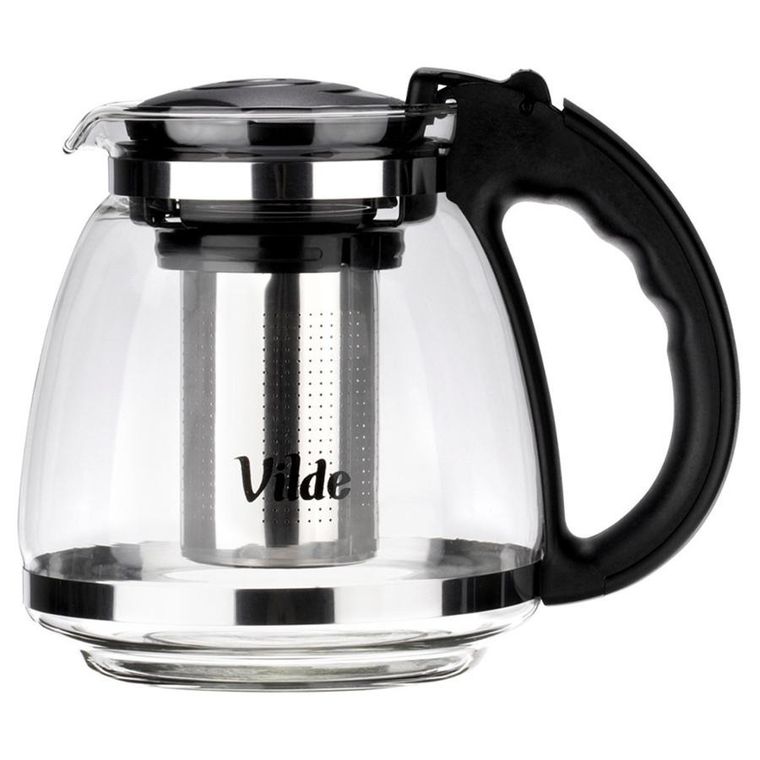 Vilde, dzbanek z zaparzaczem do herbaty, żaroodporny, szklany, 1,5 l