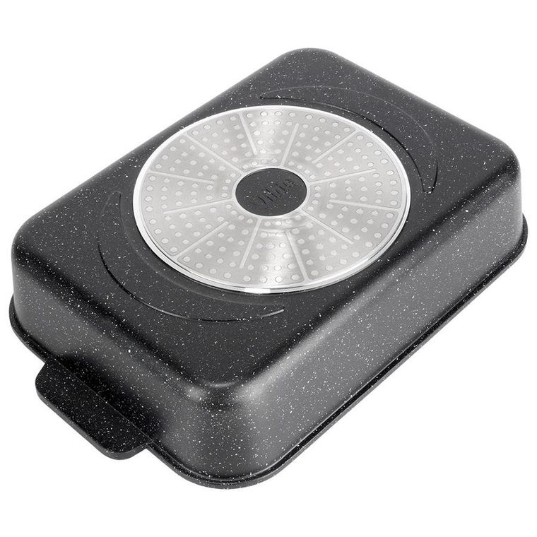 Vilde, Granitica, brytfanna granitowa z pokrywką, 3,5l, 35-23-12 cm