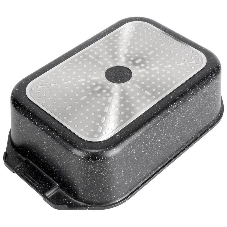 Vilde, Granitica, brytfanna granitowa z pokrywką, 7,5l, 41-26-16 cm