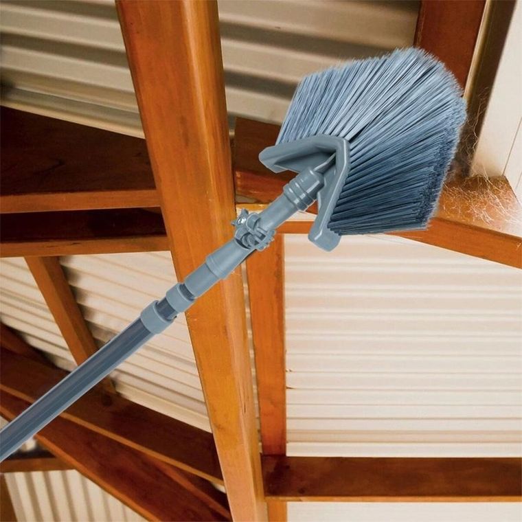 Vilde, miotła teleskopowa do kurzu i pajęczyn trójkątna, 140-327 cm