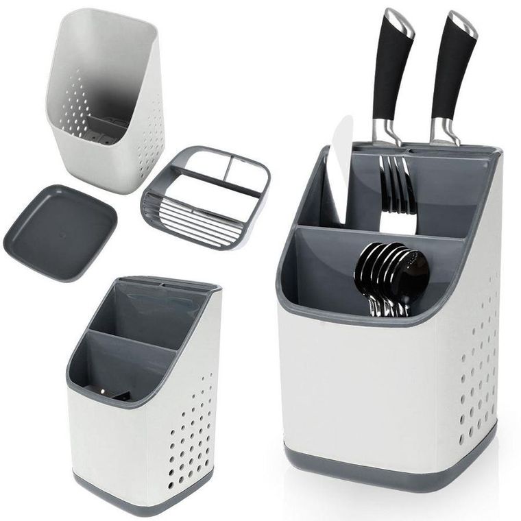 Vilde, ociekacz na sztućce, przybory kuchenne, 14-14-23 cm