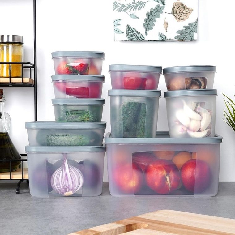 Vilde, pojemniki na żywność z pokrywką, 10 szt.