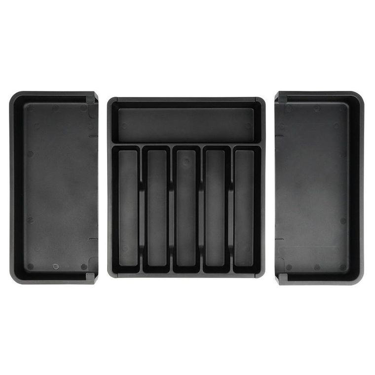 Vilde, wkład na sztućce do szuflady, rozsuwany, 33-56,5-37,5 cm