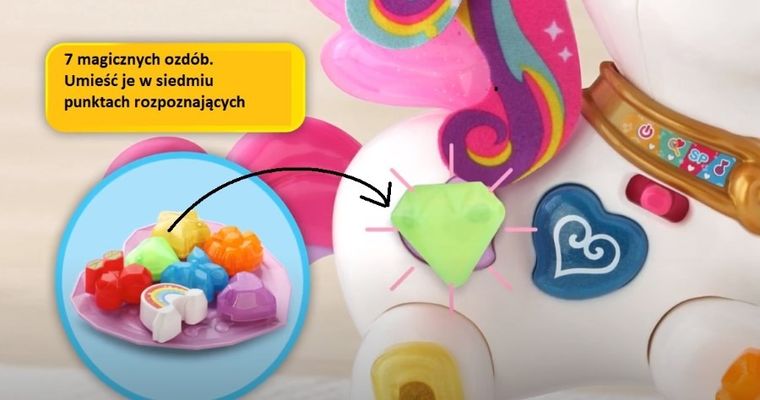 Vtech, Iskierka, Magiczny jednorożec, zabawka interaktywna