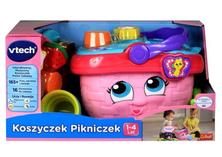 Vtech, Koszyczek Pikniczek, zabawka interaktywna