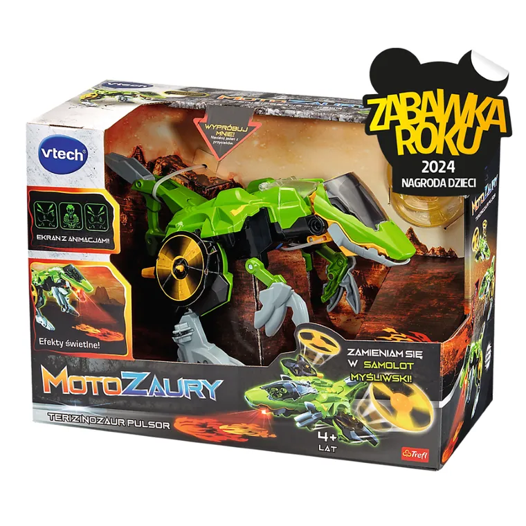 Vtech, Motozaury, Terizinozaur Pulsor, pojazd transformujący XL