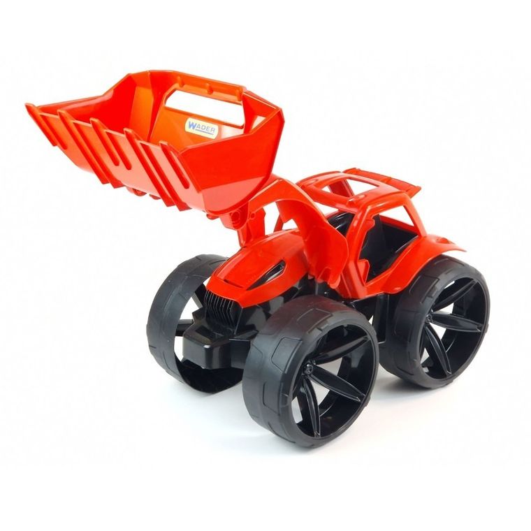 Wader, Maximus, spychacz, czerwony, 68 cm