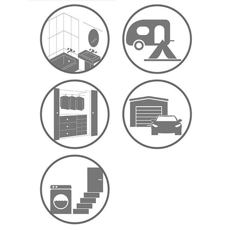 Wkład do pochłaniacza wilgoci, 1000 g, pow. 80 m³