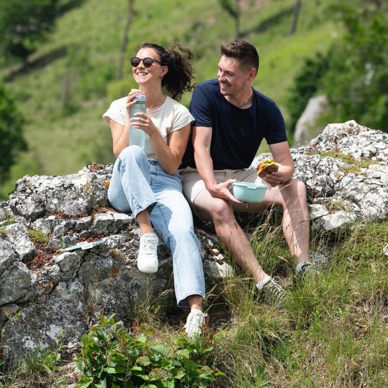 Xavax, To Go, butelka na wodę, bidon, 1000 ml