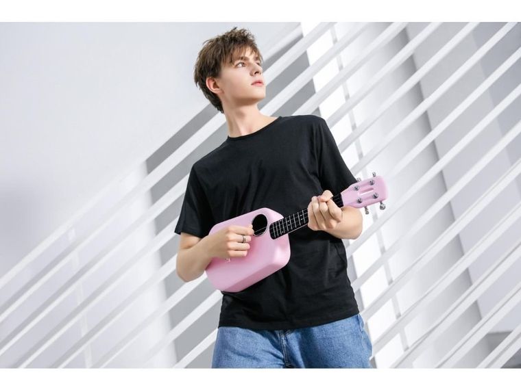 Xiaomi, Populele 2, Smart Ukulele, Bluetooth 4.0, różowe