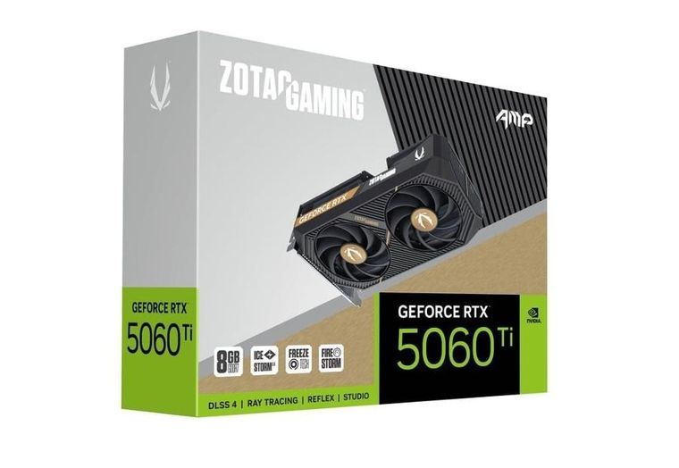 Zotac, karta graficzna, GeForce RTX 5060 Ti 8GB AMP GDDR7 128bit 3DP/HDMI
