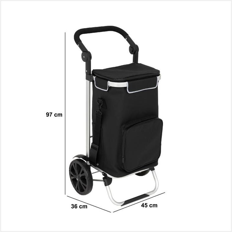 5five Simply Smart, wózek zakupowy na 2 kołach, regulowany, 97 cm