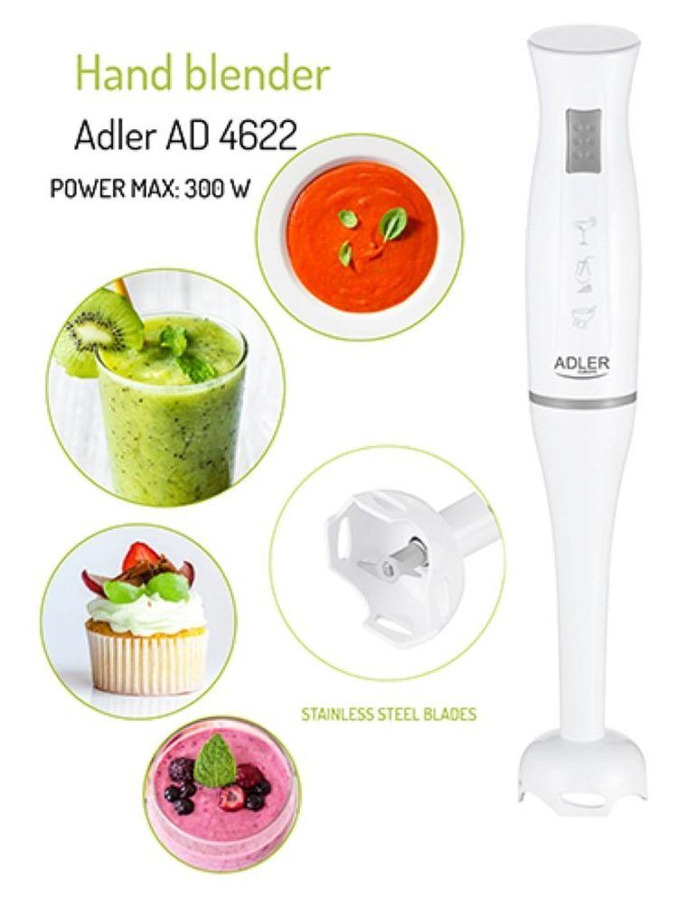 Adler, blender, biały