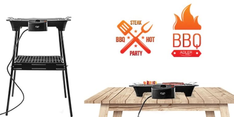 Adler, grill elektryczny AD 6602, 2000W