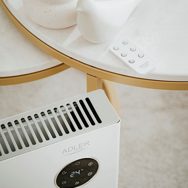 Adler, grzejnik konwektorowy LCD z pilotem