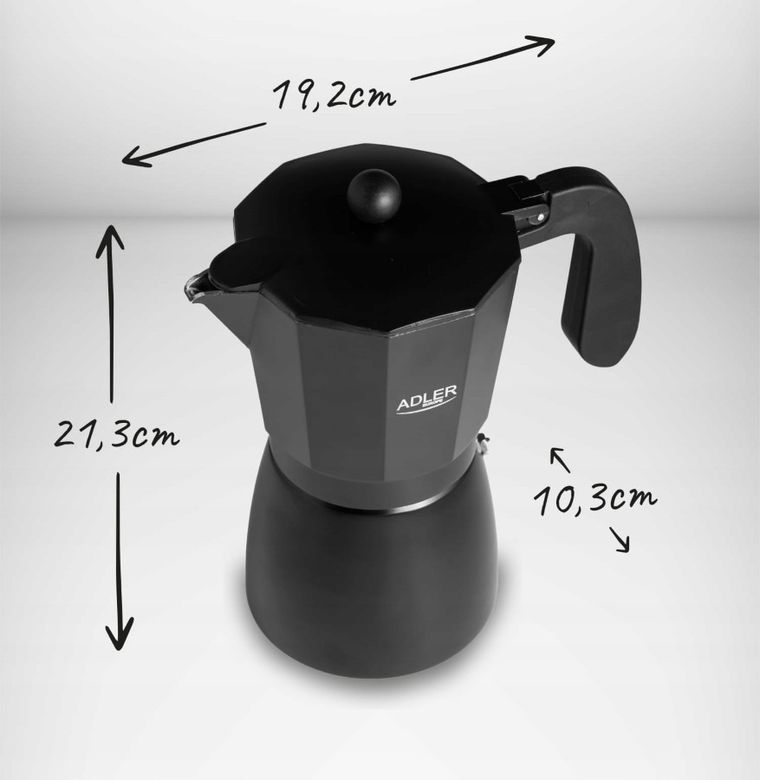 Adler, kawiarka, zaparzacz do kawy Espresso, 520 ml