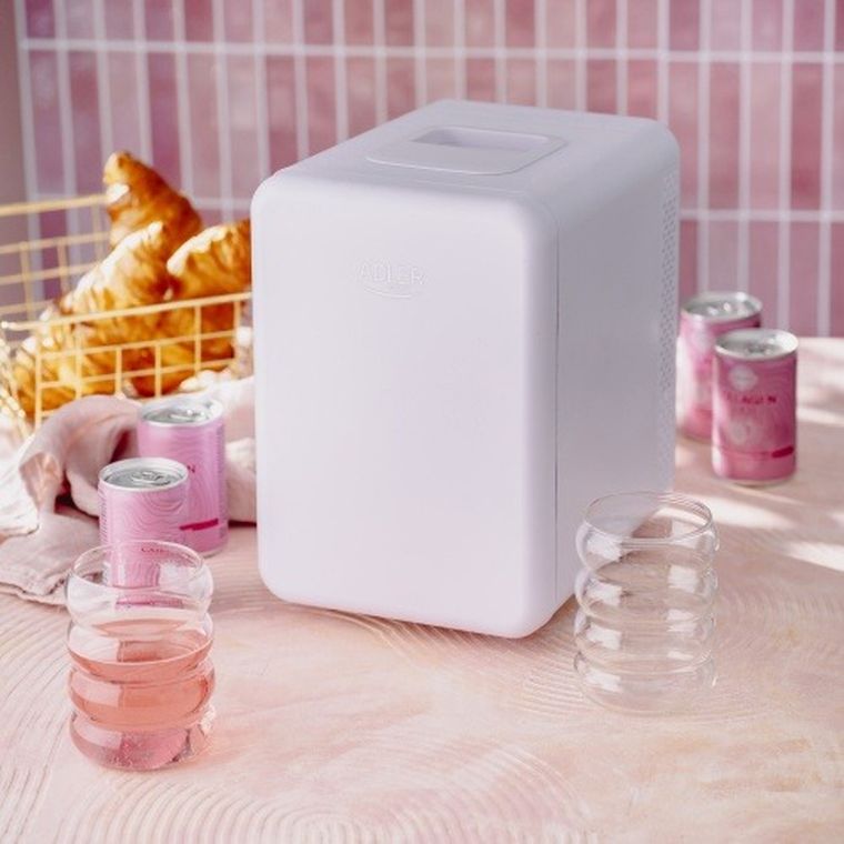 Adler, mini lodówka, 4l