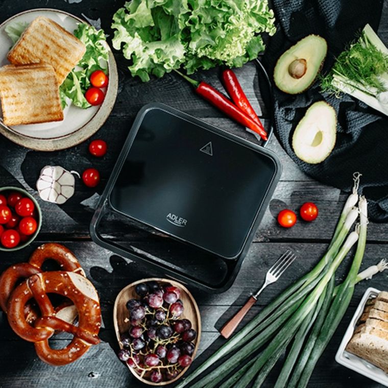 Adler, opiekacz do kanapek 2w1