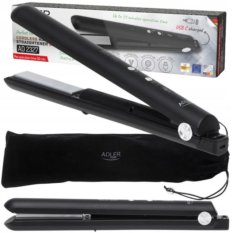 Adler, prostownica bezprzewodowa podróżna, USB