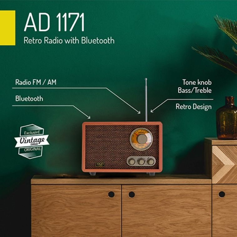 Adler, retro radio z bluetooth