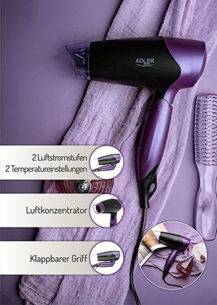 Adler, suszarka do włosów, Ad 2260