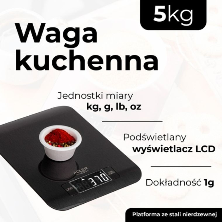 Adler, waga kuchenna do 5kg