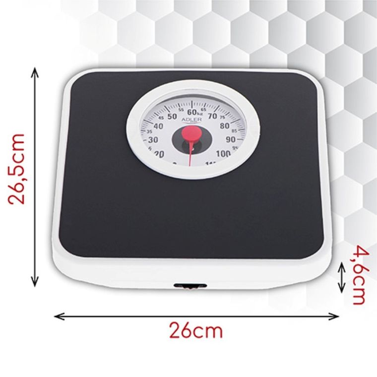 Adler, waga łazienkowa, mechaniczna