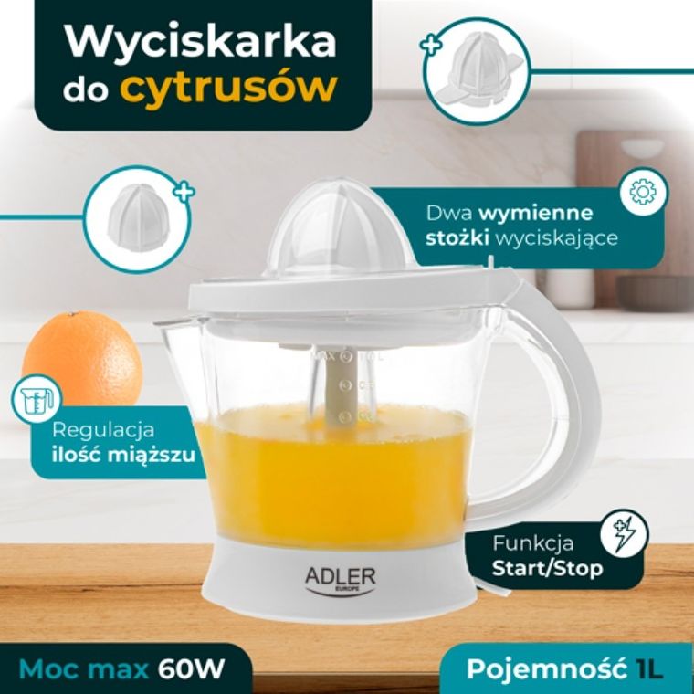 Adler, wyciskarka do cytrusów