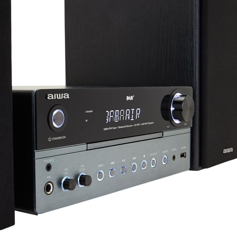 Aiwa, MSBTU-700DAB, wieża, 2-25W, czarna