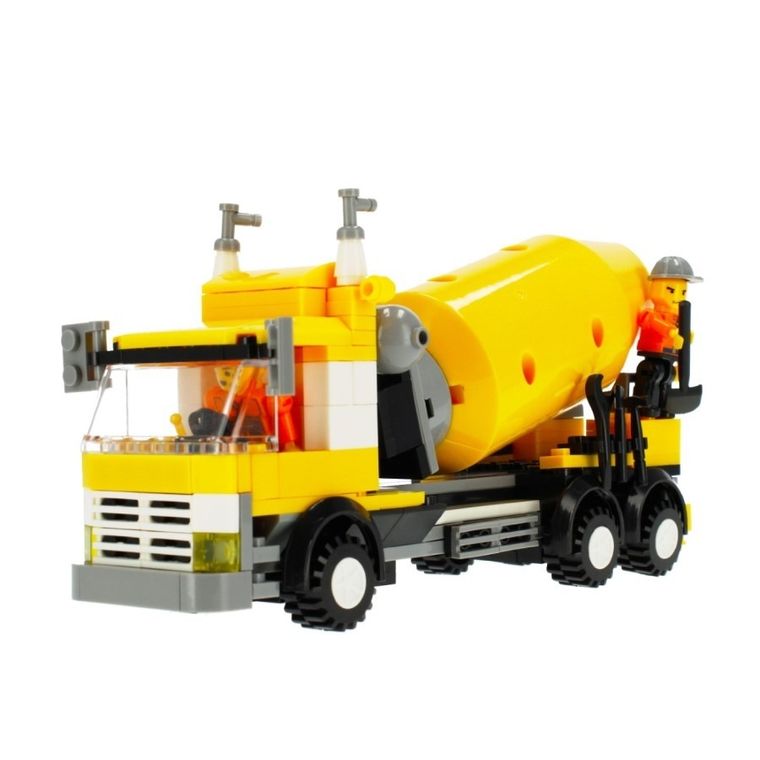 Alleblox, betoniarka, klocki konstrukcyjne, 216 elementów