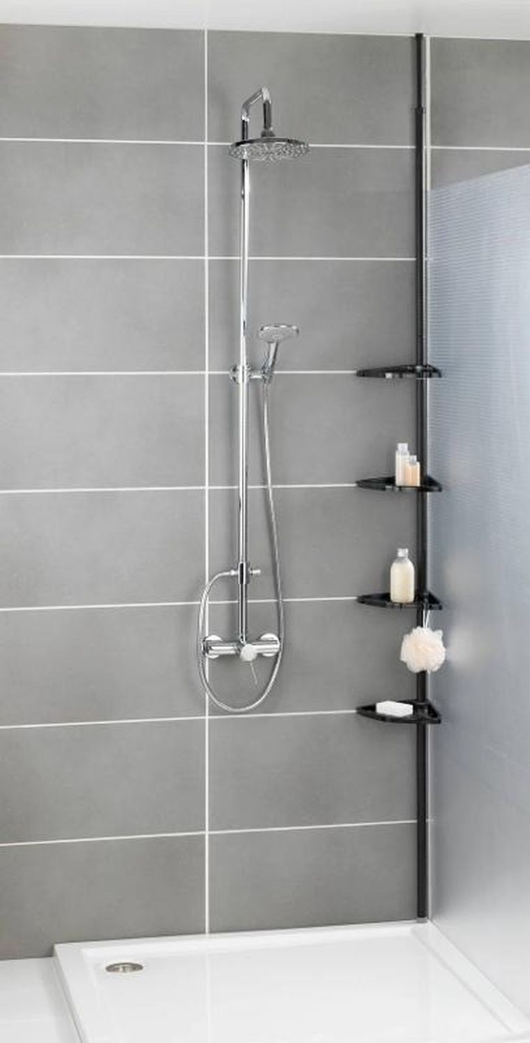 Allstar, metalowa półka pod prysznic z regulowaną wysokością, Allstar