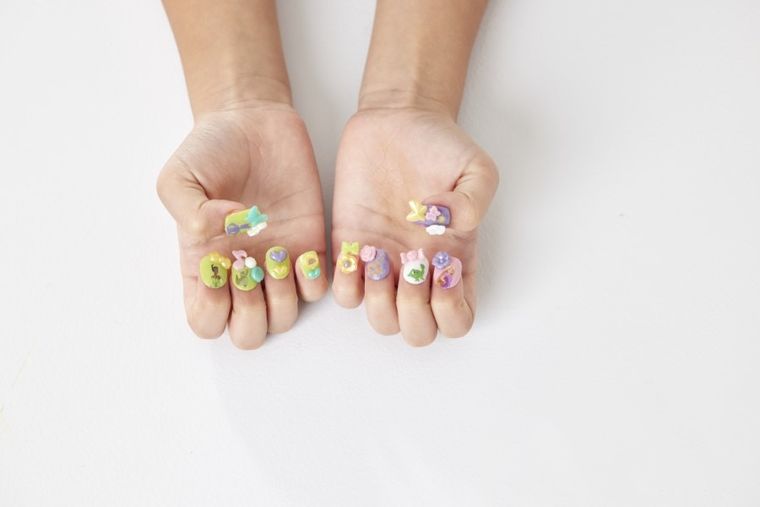 Aquabeads, Księżniczki Disneya, Nail Studio, zestaw kreatywny do stylizacji paznokci, 35071