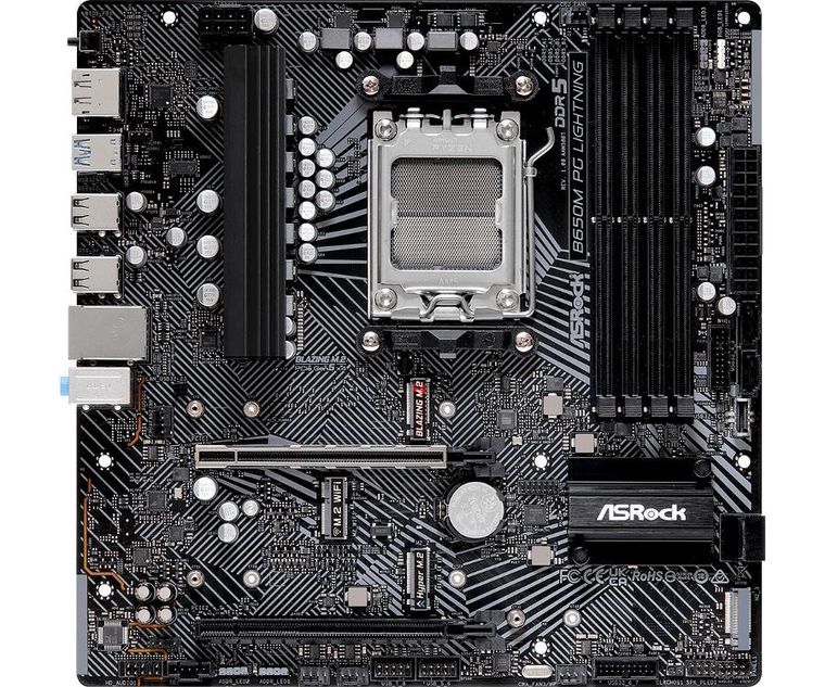 Asrock, płyta główna, B650M PG LIGHTNING AM5 4DDR5 HDMI/DP mATX