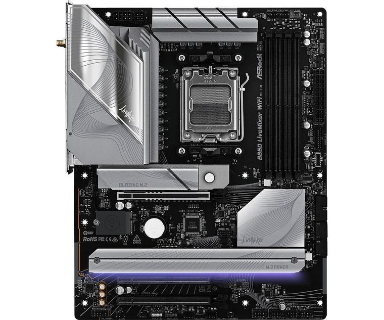 ASRock, płyta główna, B850 LIVEMIXER WIFI AM5 4DDR5 USB3.2 ATX
