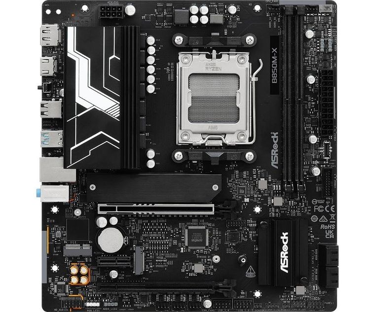 ASRock, płyta główna, B850M-X R2.0 AM5 2DDR5 M.2 USBC mATX