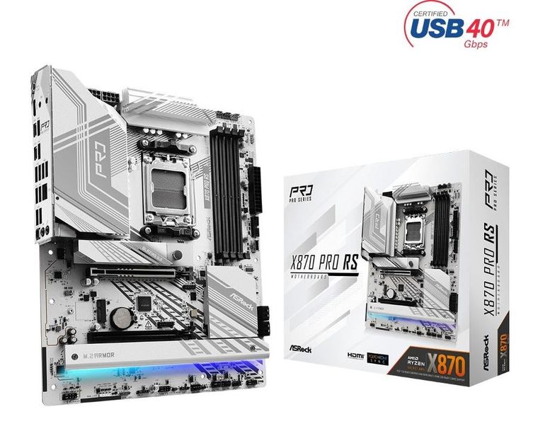 ASRock, płyta główna, X870 PRO RS AM5 4DDR5 M.2 ATX