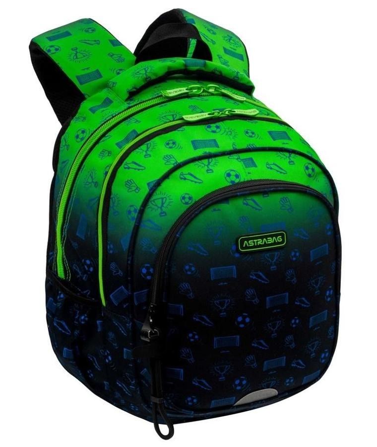 Astrabag, plecak szkolny, 3-komorowy, Ombre Football