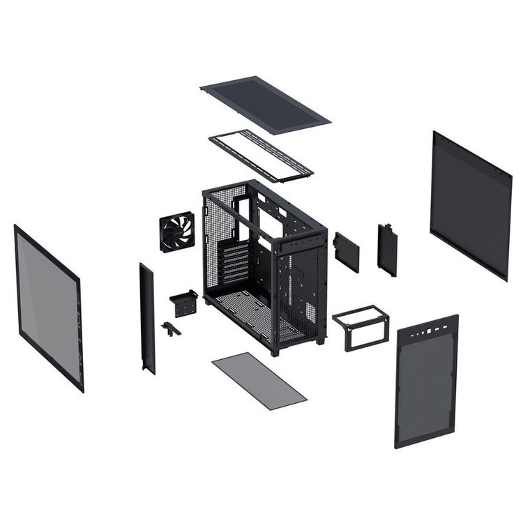 Asus, obudowa komputerowa, PRIME AP303 TG BLACK