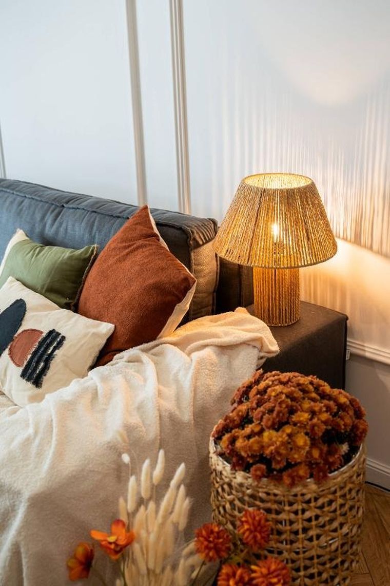 Atmosphera, lampa stołowa boho, Adria, wys. 38 cm