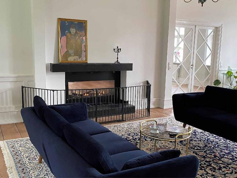 Baby Dan, Flex XXL, osłona kominka, czarny